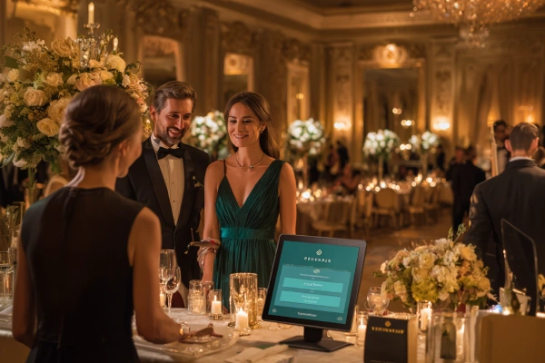 General assemblies, galas, and fundraisers.