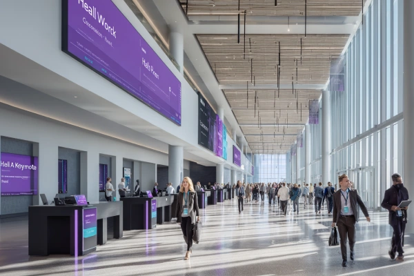 Large scale. Multiple halls. One platform.